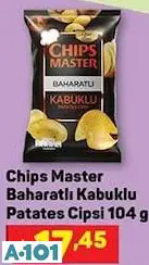 CHİPS MASTER BAHARATLI KABUKLU PATATES CİPSİ